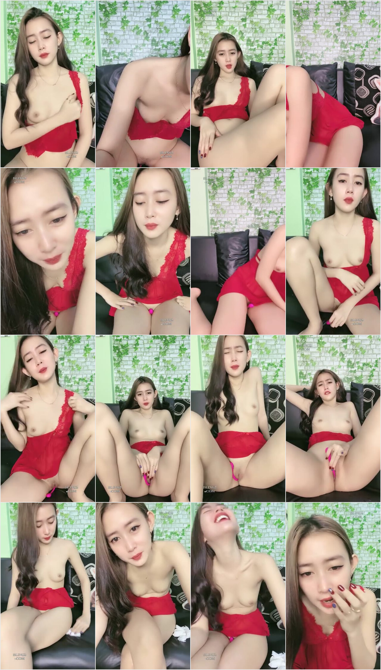 Cewek Baju merah Cantik Colmek Meki Mulus