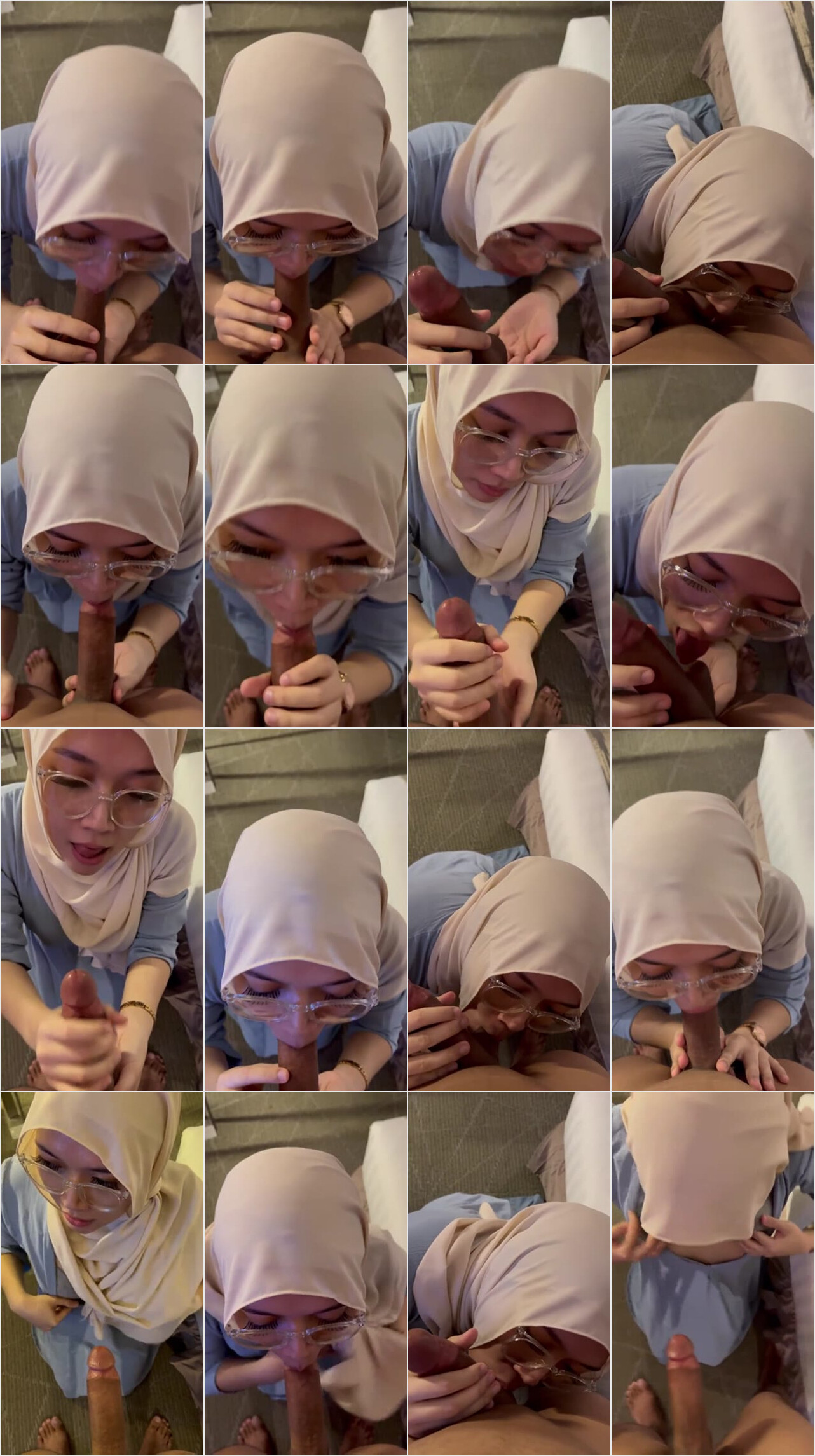 Hijab Kaca Mata Jago Sepong Kontol