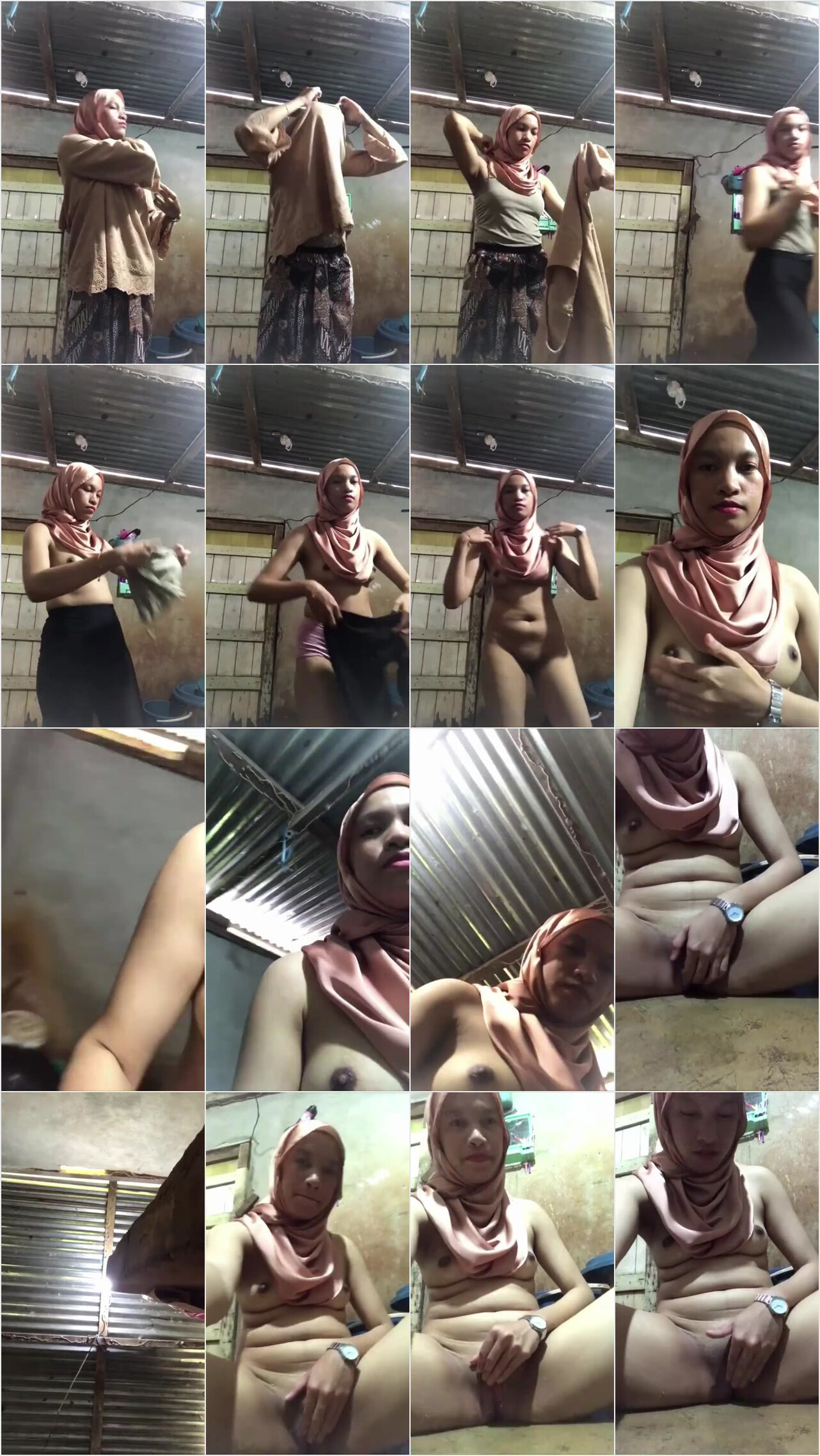 Gadis Desa Hijab pap Colmek Suasana Kearifan Lokal